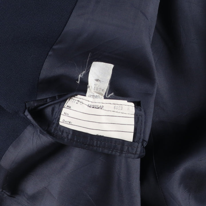 London Dock Navy Blazer Tailored Jacket, Made in USA, Women's Size M (approx.) unclear navy blue type Vintage Second Hand