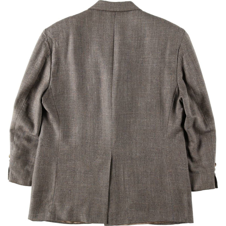 1990'S Ralph Lauren CHAPS herringbone tailored jacket, made in Canada, men's size L equivalent. unclear Beige type Vintage Second Hand