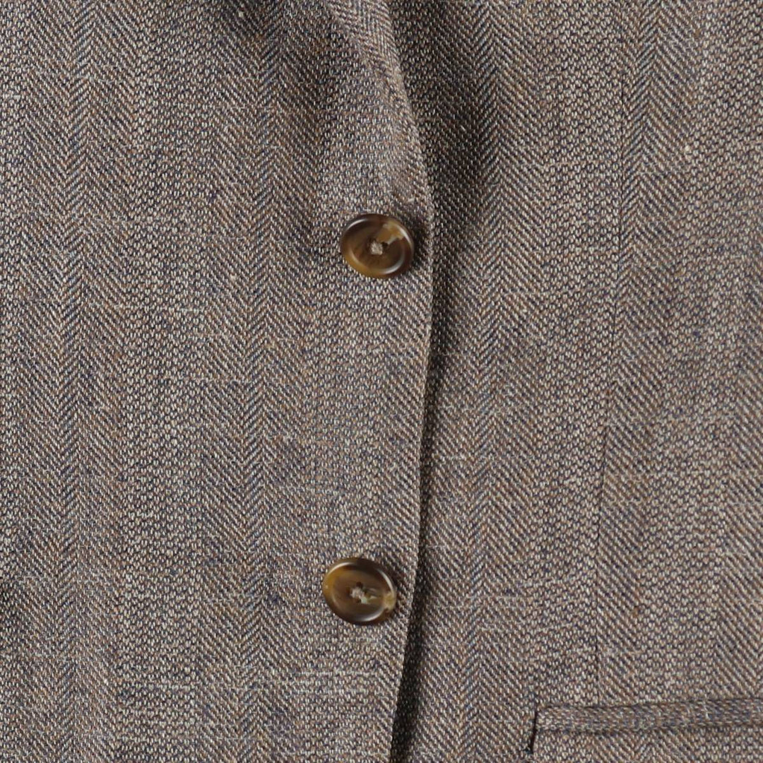 1990'S Ralph Lauren CHAPS herringbone tailored jacket, made in Canada, men's size L equivalent. unclear Beige type Vintage Second Hand
