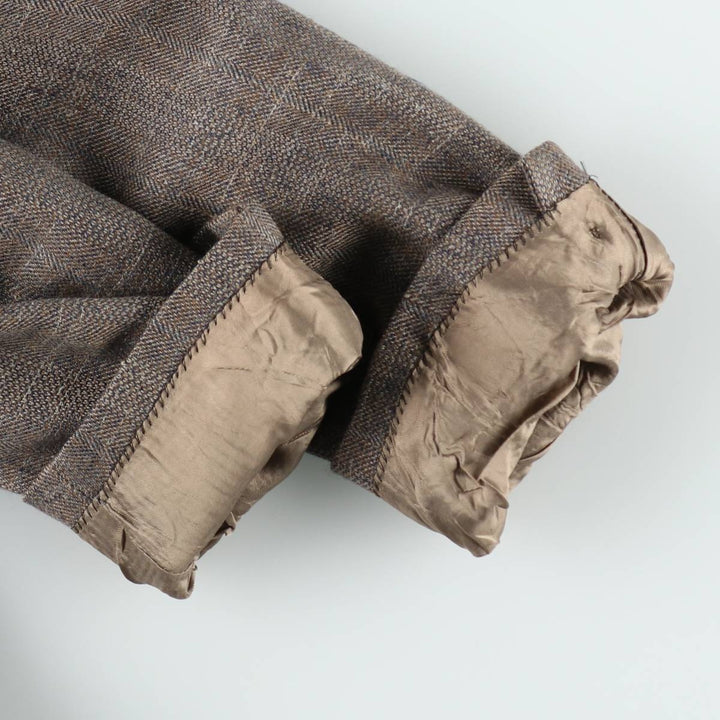 1990'S Ralph Lauren CHAPS herringbone tailored jacket, made in Canada, men's size L equivalent. unclear Beige type Vintage Second Hand
