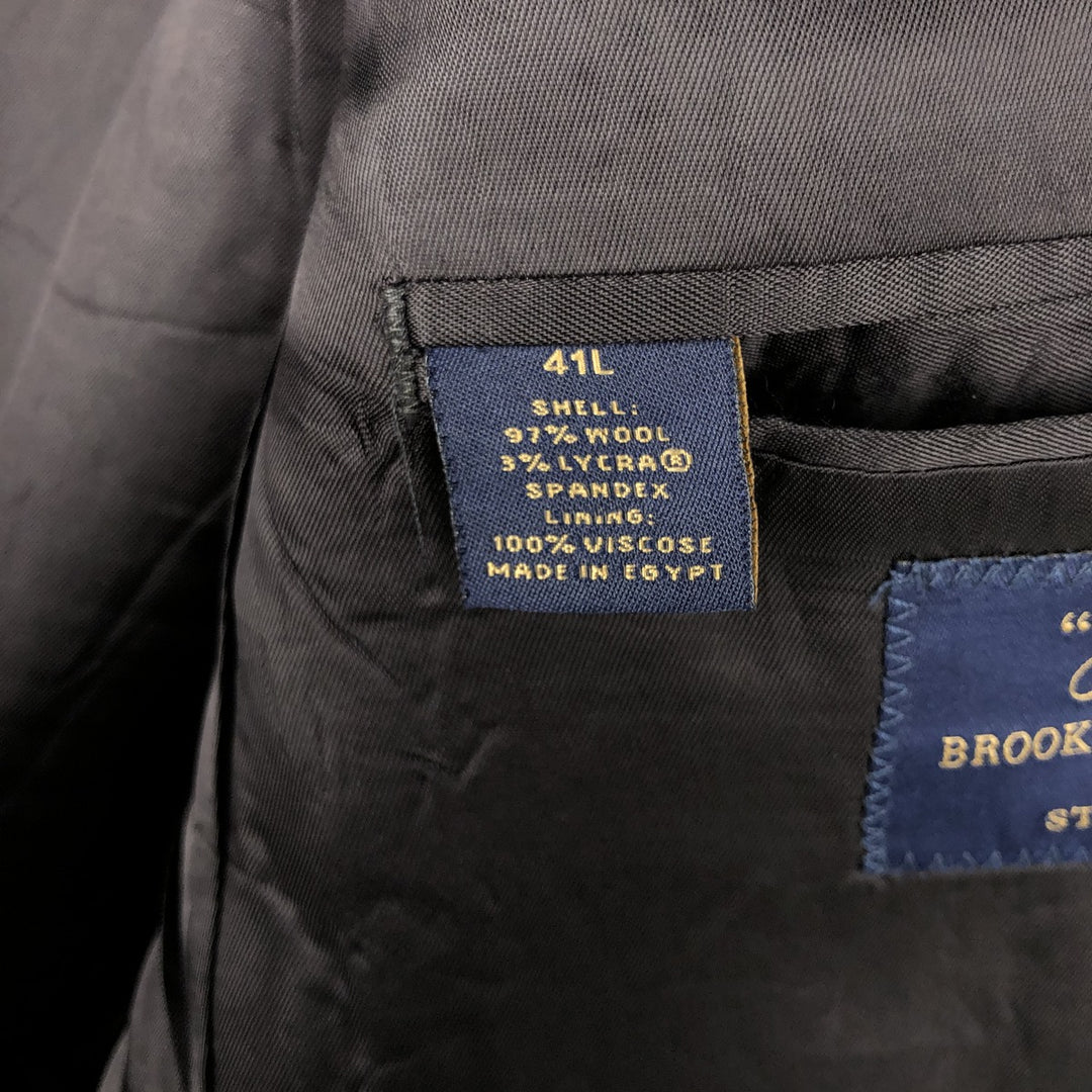 Brooks Brothers 346 Wool Tailored Jacket, Men's Size XL (approx.) wool gray type Vintage Second Hand