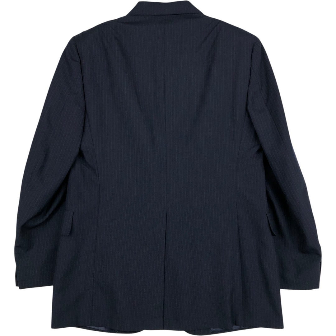 Brooks Brothers Brooksgate Stripe Pattern Tailored Jacket, Men's Size M (approx.) unclear navy blue type Vintage Second Hand