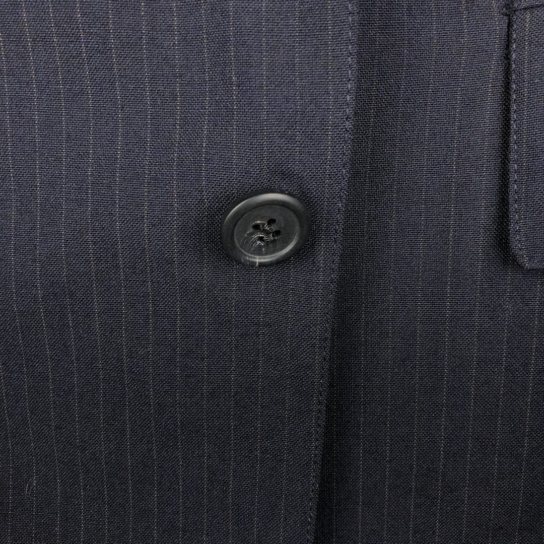 Brooks Brothers Brooksgate Stripe Pattern Tailored Jacket, Men's Size M (approx.) unclear navy blue type Vintage Second Hand