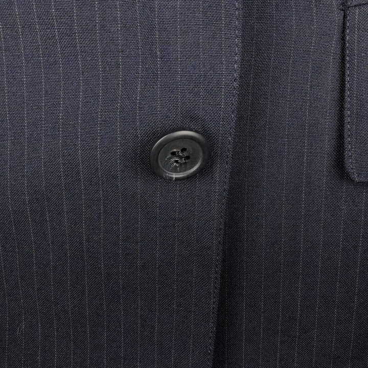 Brooks Brothers Brooksgate Stripe Pattern Tailored Jacket, Men's Size M (approx.) unclear navy blue type Vintage Second Hand