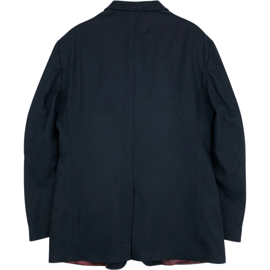 Ralph Lauren POLO by Ralph Lauren wool tailored jacket, men's size L (approx.) wool navy blue type Vintage Second Hand