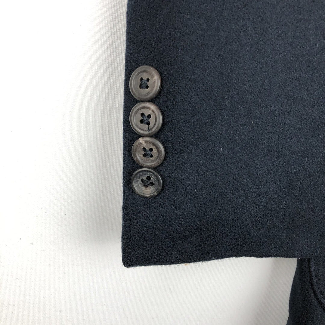 Ralph Lauren POLO by Ralph Lauren wool tailored jacket, men's size L (approx.) wool navy blue type Vintage Second Hand