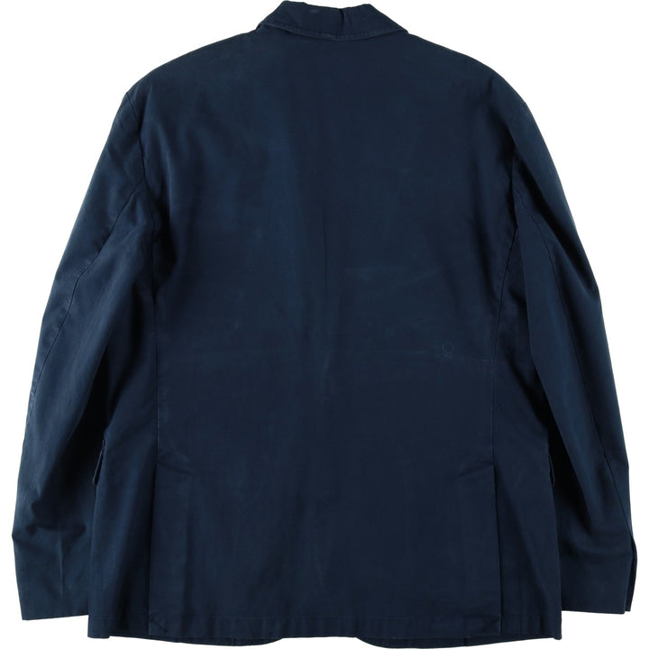 Ralph Lauren POLO RALPH LAUREN Easy Jacket Tailored Jacket Men's XL equivalent cotton navy blue type Vintage Second Hand