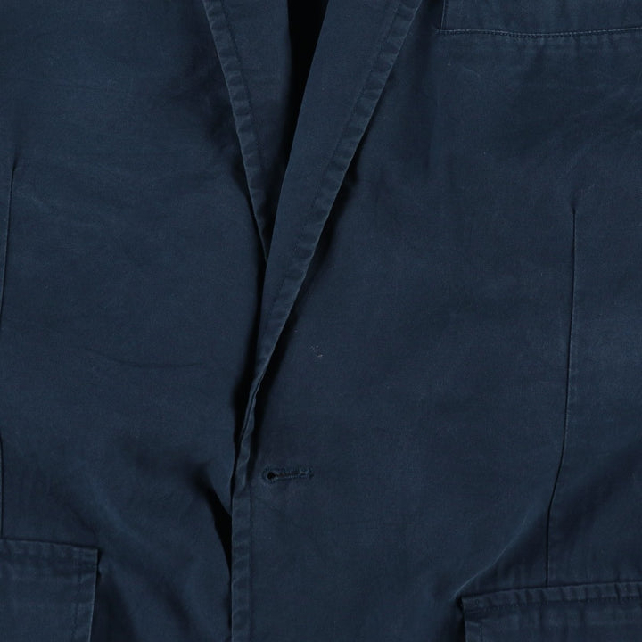 Ralph Lauren POLO RALPH LAUREN Easy Jacket Tailored Jacket Men's XL equivalent cotton navy blue type Vintage Second Hand