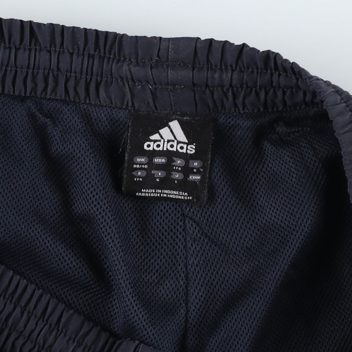 2000'S Adidas Warm-up Pants (Covered by the brand) - Men's Size L (approx.) polyester black type Vintage Second Hand