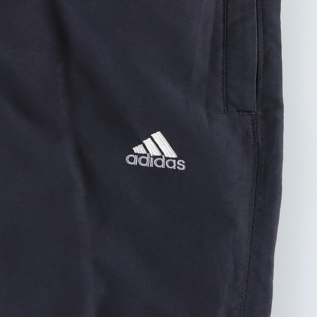 2000'S Adidas Warm-up Pants (Covered by the brand) - Men's Size L (approx.) polyester black type Vintage Second Hand