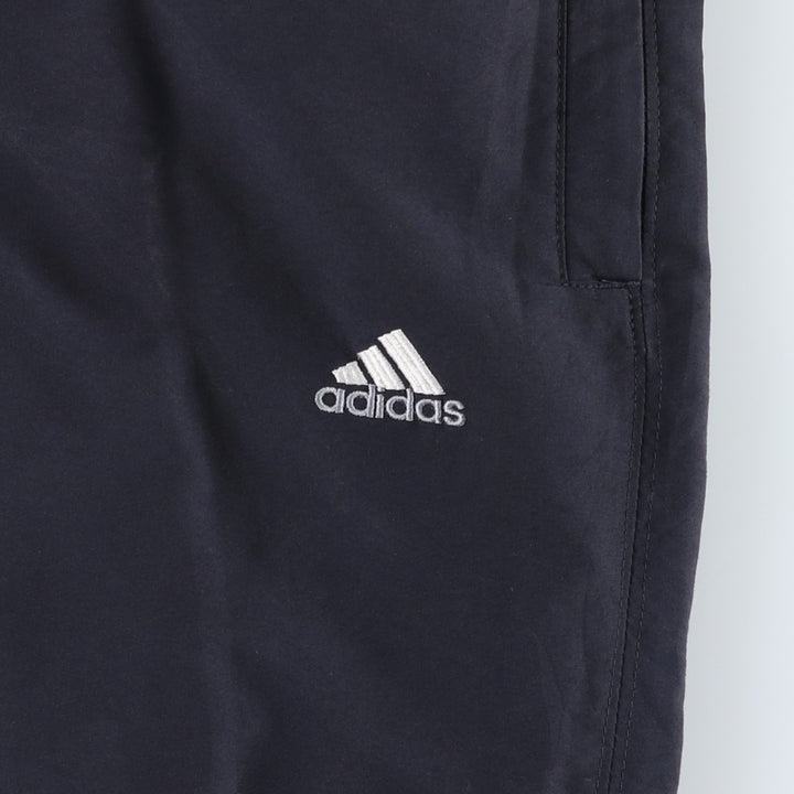 2000'S Adidas Warm-up Pants (Covered by the brand) - Men's Size L (approx.) polyester black type Vintage Second Hand