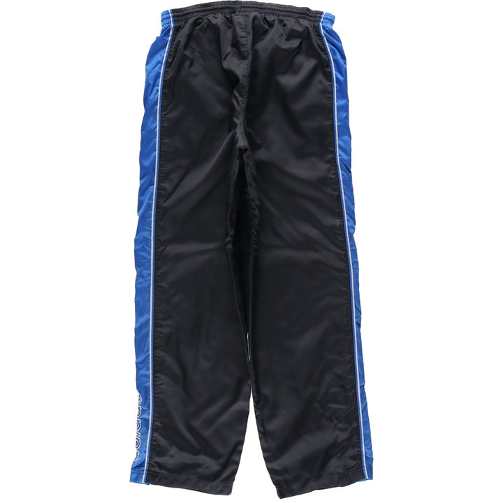 00'S Adidas nylon pants, rustling pants, men's size M Nylon black type Vintage Second Hand