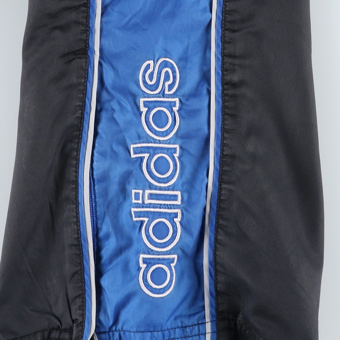 00'S Adidas nylon pants, rustling pants, men's size M Nylon black type Vintage Second Hand