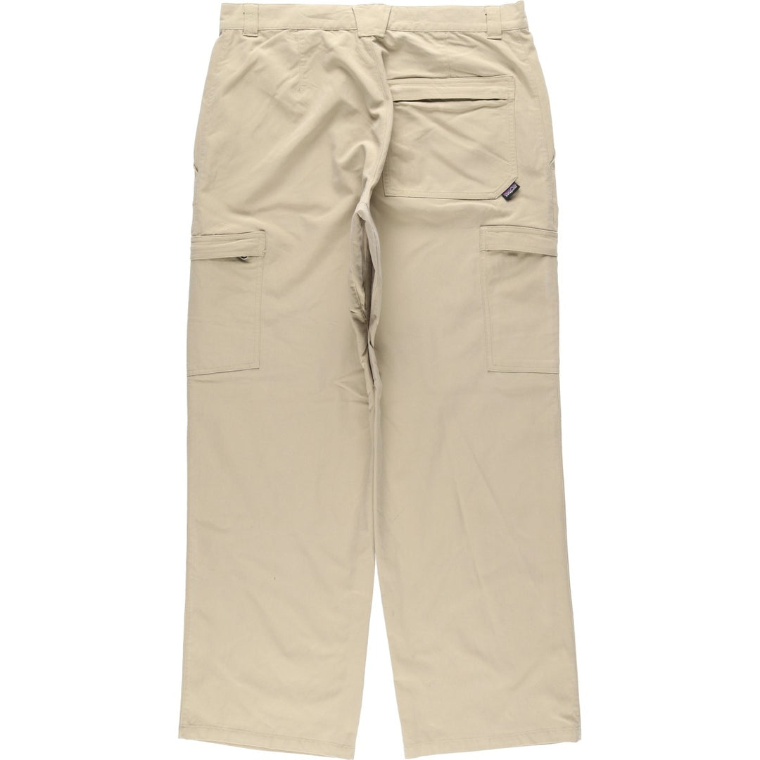 Patagonia 56023 Continental Pants Warm-up Pants (Men's size W34 equivalent) polyester Beige type Vintage Second Hand