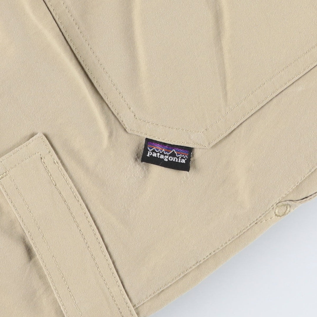 Patagonia 56023 Continental Pants Warm-up Pants (Men's size W34 equivalent) polyester Beige type Vintage Second Hand