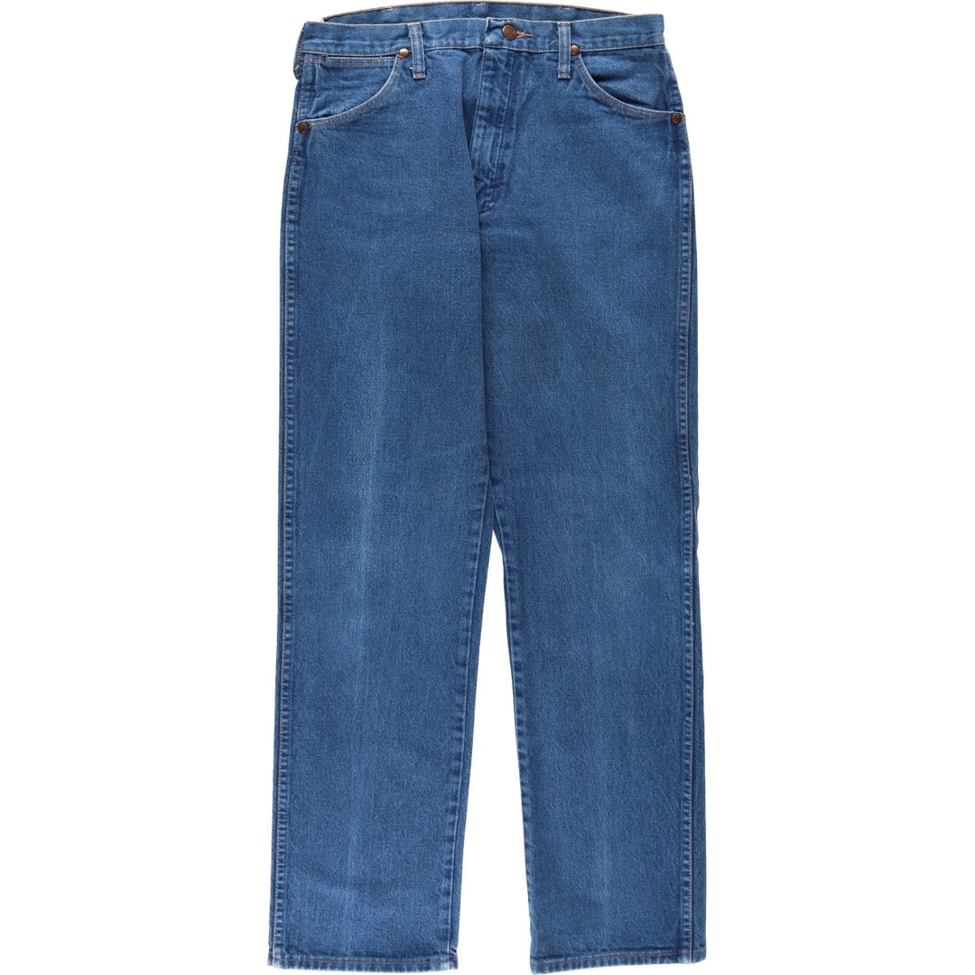 80s-90'S Wrangler Tapered Denim Pants, Made in USA, Men's Size W31 (approx.), Vintage cotton blue type Vintage Second Hand