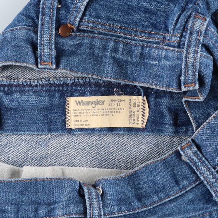 80s-90'S Wrangler Tapered Denim Pants, Made in USA, Men's Size W31 (approx.), Vintage cotton blue type Vintage Second Hand