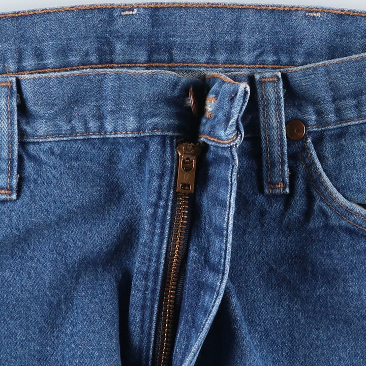 80s-90'S Wrangler Tapered Denim Pants, Made in USA, Men's Size W31 (approx.), Vintage cotton blue type Vintage Second Hand