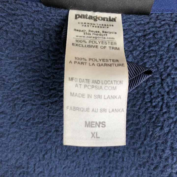 Patagonia Better Sweater Vest 25880FA14 Fleece Vest, Men's XL polyester navy blue type Vintage Second Hand