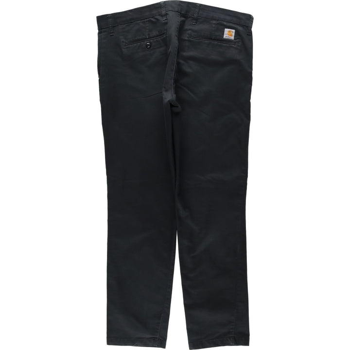 Carhartt WORK IN PROGRESS SID PANT Work Pants, Men's W39 equivalent. cotton black type Vintage Second Hand