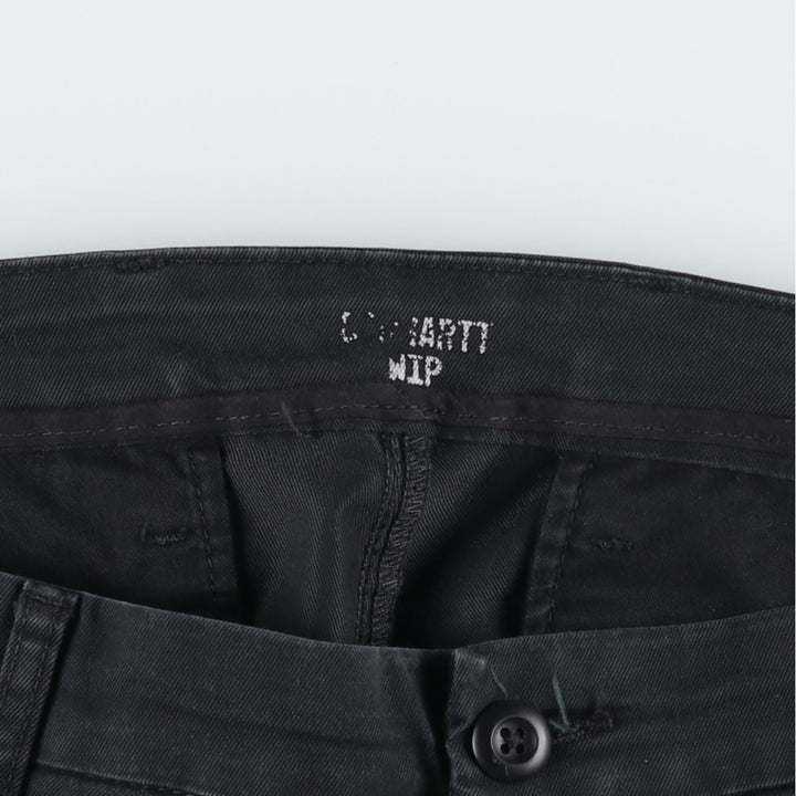Carhartt WORK IN PROGRESS SID PANT Work Pants, Men's W39 equivalent. cotton black type Vintage Second Hand