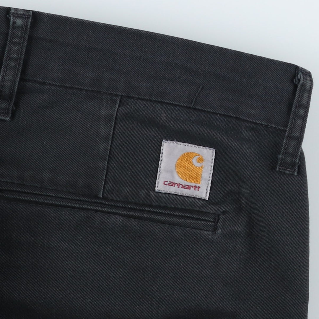 Carhartt WORK IN PROGRESS SID PANT Work Pants, Men's W39 equivalent. cotton black type Vintage Second Hand