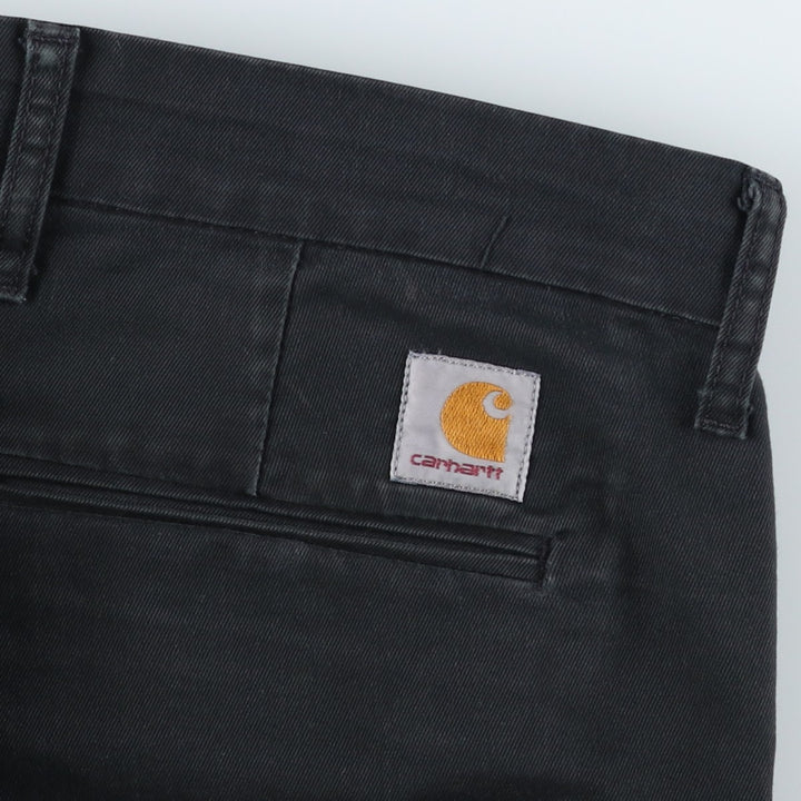 Carhartt WORK IN PROGRESS SID PANT Work Pants, Men's W39 equivalent. cotton black type Vintage Second Hand