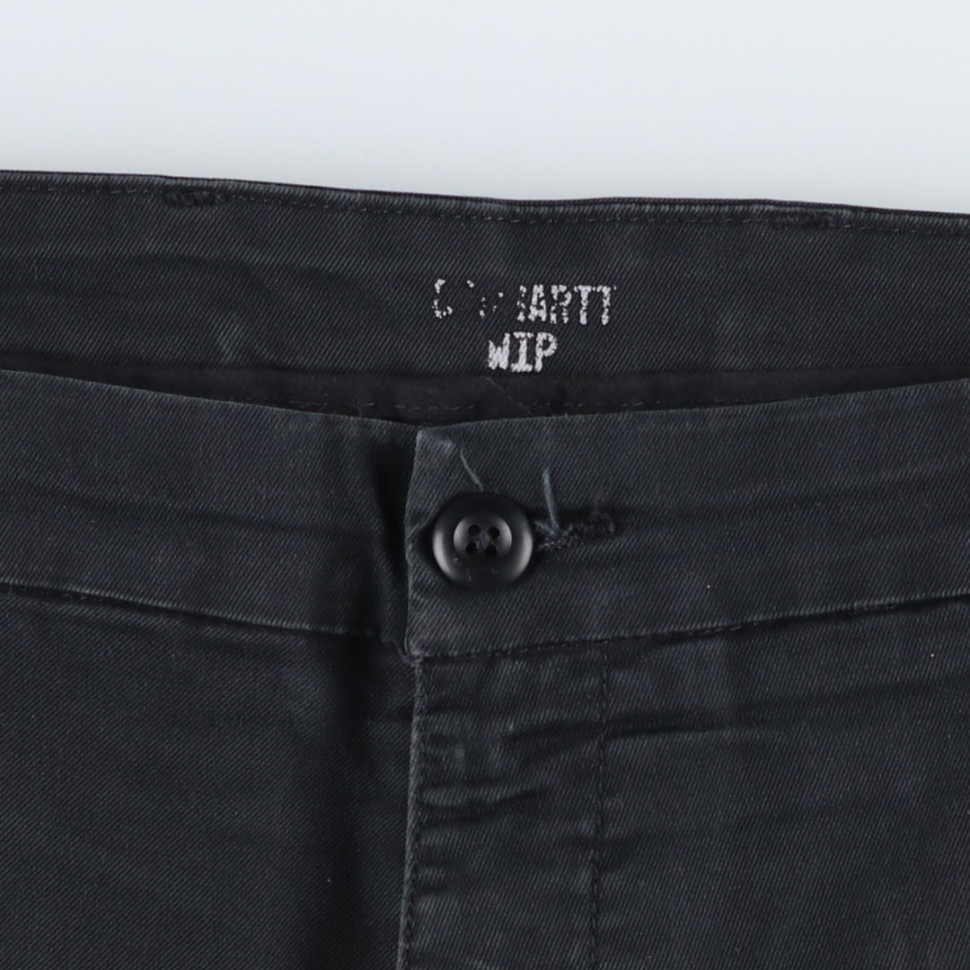 Carhartt WORK IN PROGRESS SID PANT Work Pants, Men's W39 equivalent. cotton black type Vintage Second Hand