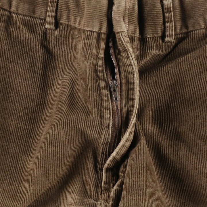 ~2000'S Lands' End corduroy pants, men's size W31 (approx.) cotton Khaki type brown Vintage Second Hand
