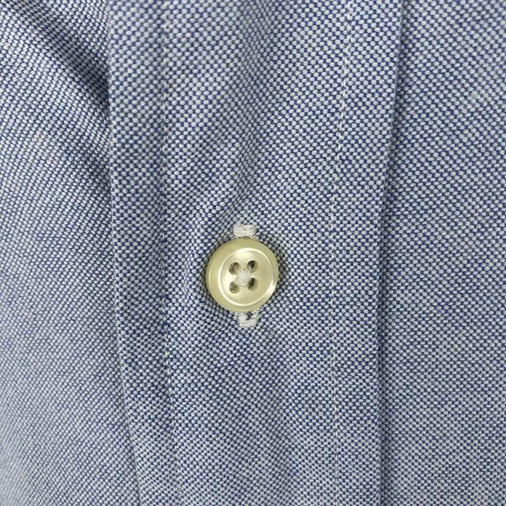 Ralph Lauren YARMOUTH long sleeve button down shirt, men's XL size cotton Blue type light blue Vintage Second Hand