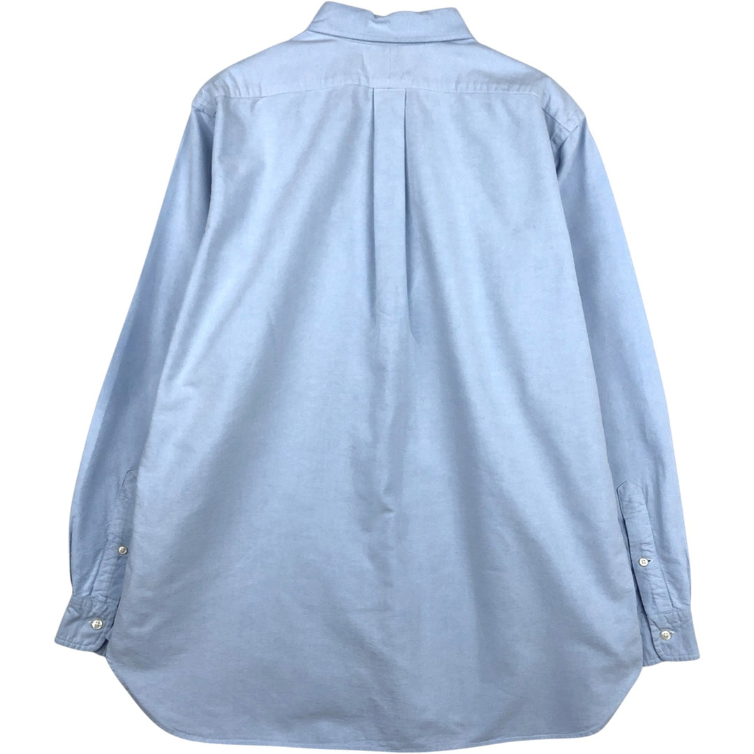Ralph Lauren Classic Fit Long Sleeve Button Down Shirt, Men's Size L cotton Blue type light blue Vintage Second Hand