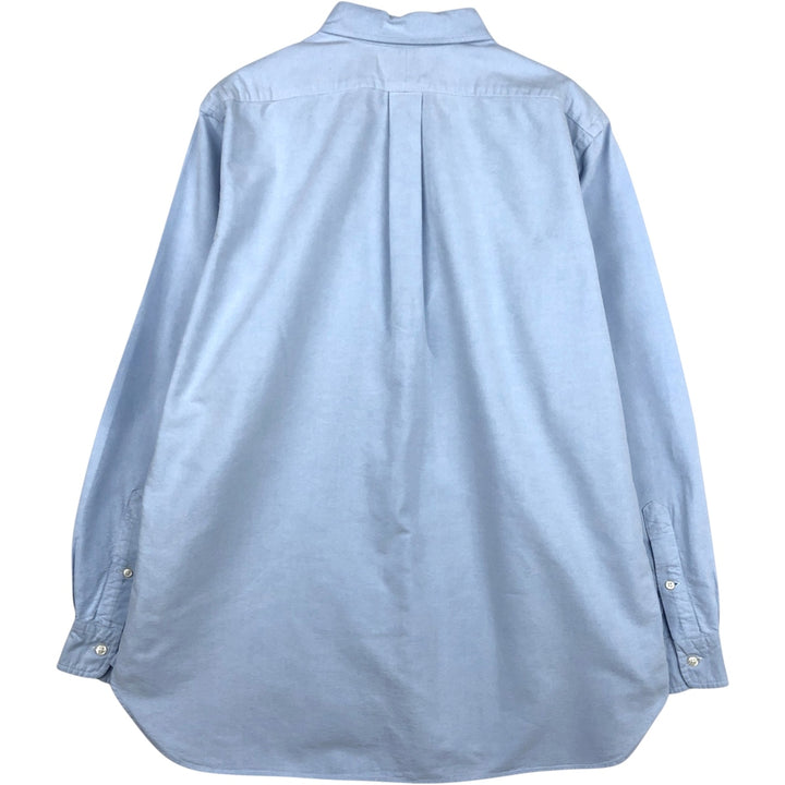 Ralph Lauren Classic Fit Long Sleeve Button Down Shirt, Men's Size L cotton Blue type light blue Vintage Second Hand
