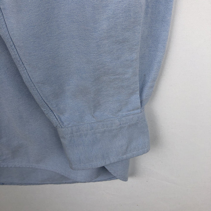 Ralph Lauren Classic Fit Long Sleeve Button Down Shirt, Men's Size L cotton Blue type light blue Vintage Second Hand