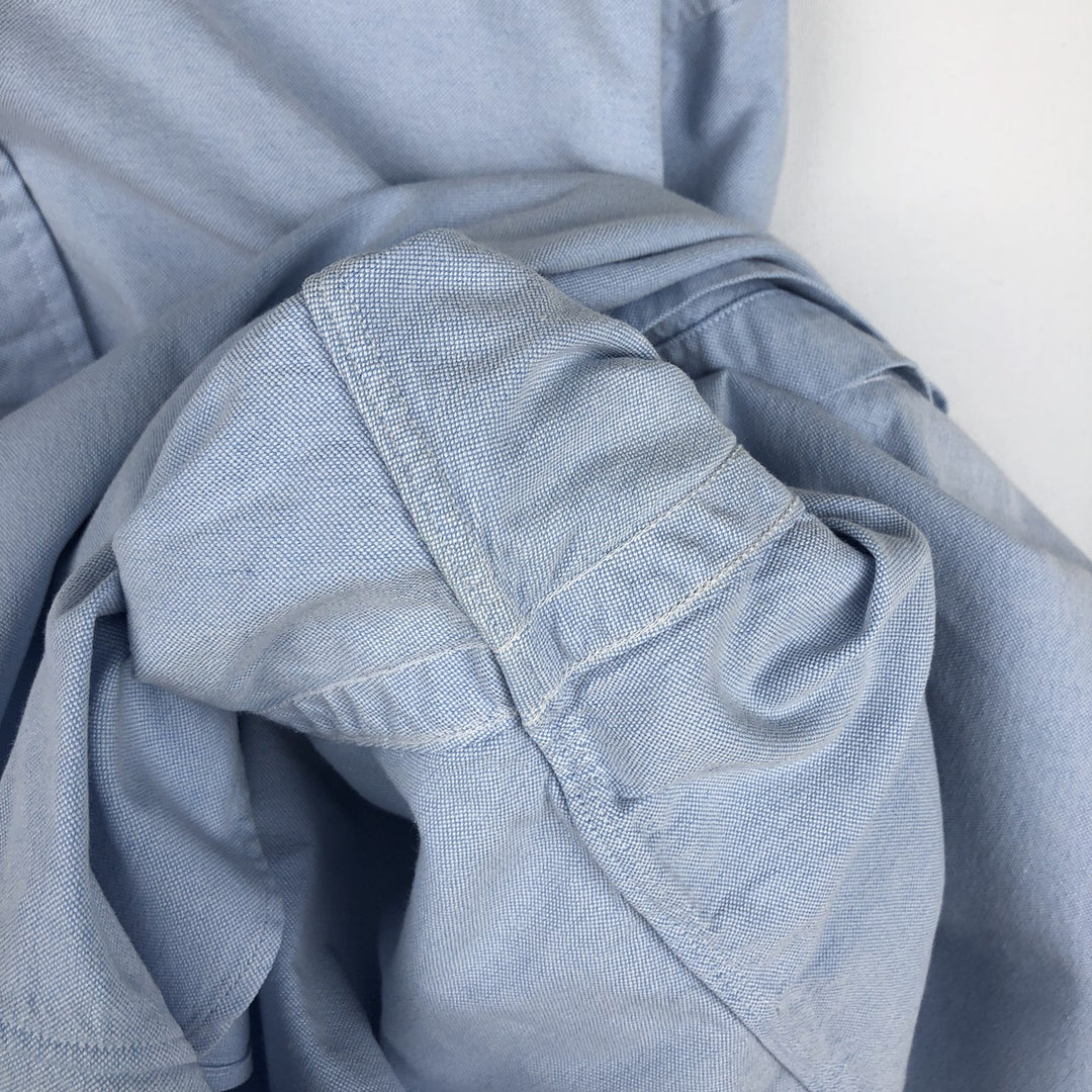 Ralph Lauren Classic Fit Long Sleeve Button Down Shirt, Men's Size L cotton Blue type light blue Vintage Second Hand
