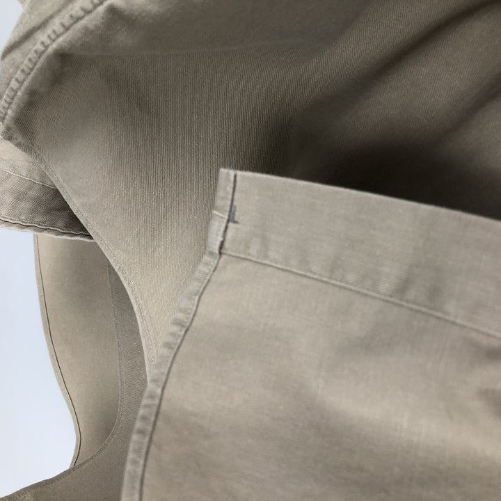 Ralph Lauren long sleeve button down shirt, men's size L cotton Beige type Vintage Second Hand