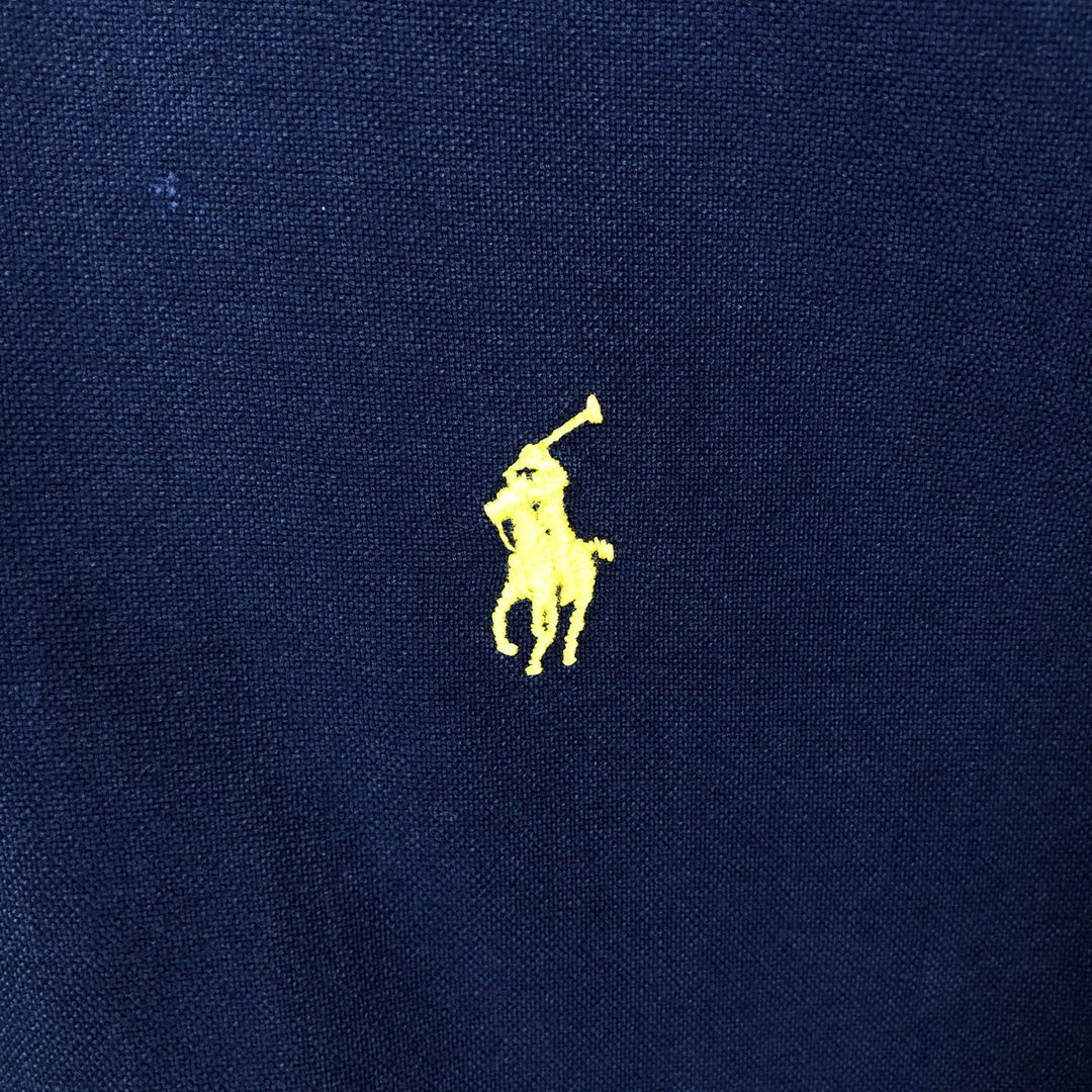 Ralph Lauren Classic Fit Long Sleeve Button Down Shirt, Men's Size L cotton blue type Vintage Second Hand