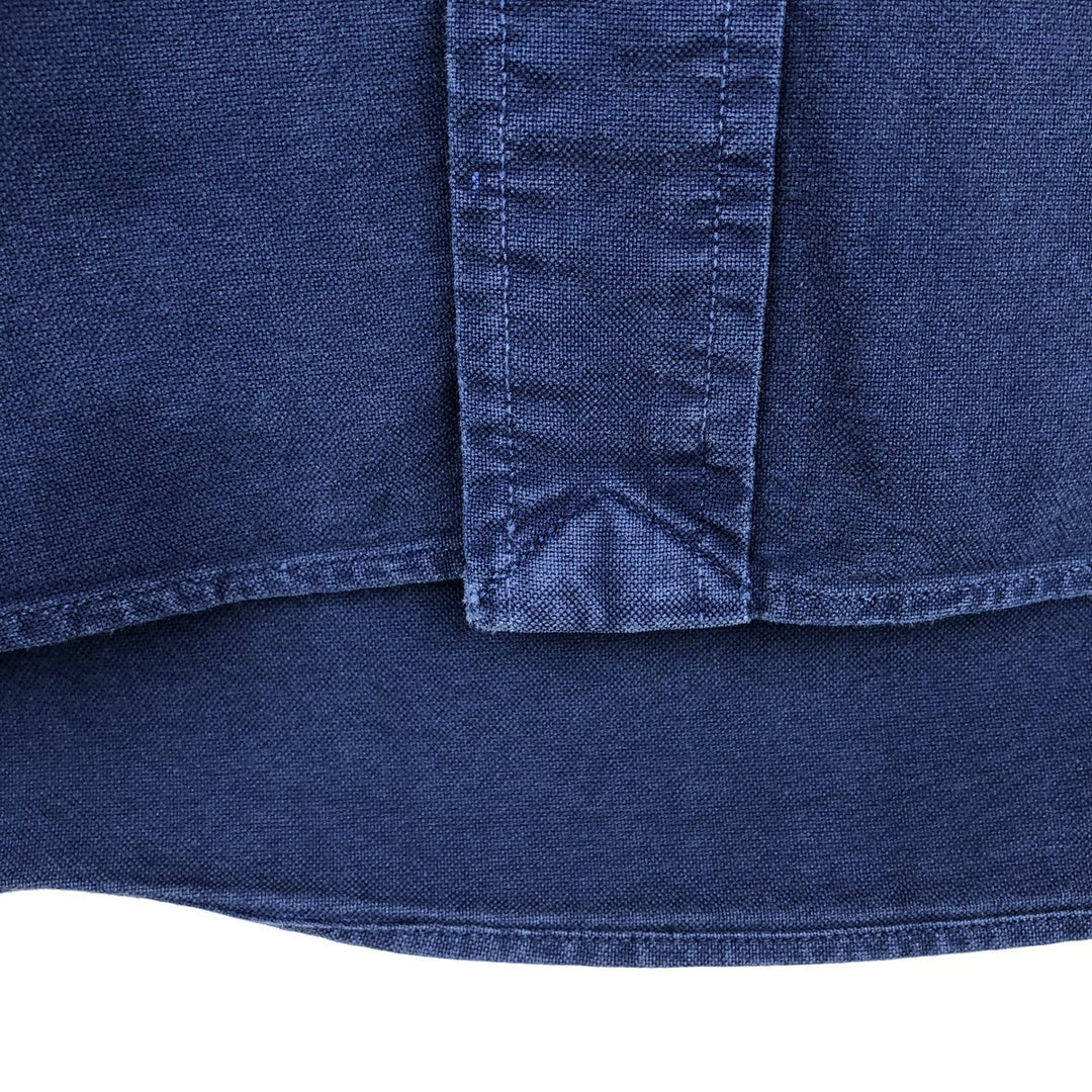 Ralph Lauren Classic Fit Long Sleeve Button Down Shirt, Men's Size L cotton blue type Vintage Second Hand