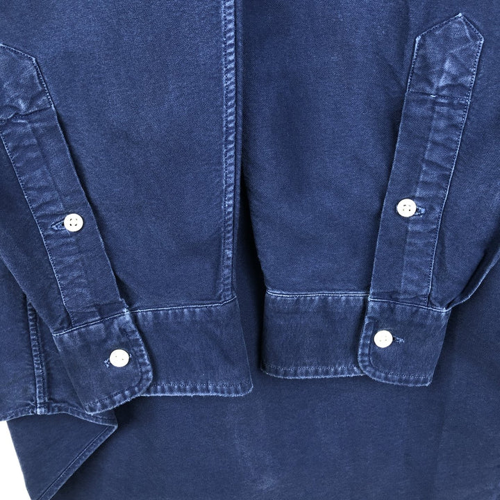 Ralph Lauren Classic Fit Long Sleeve Button Down Shirt, Men's Size L cotton blue type Vintage Second Hand