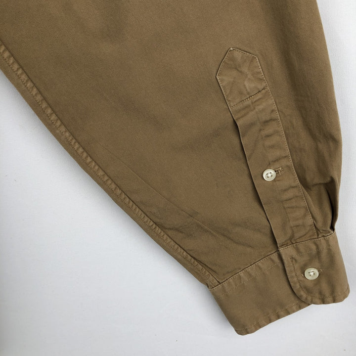 Ralph Lauren Classic Fit Long Sleeve Button Down Shirt Men's XL cotton Beige type Vintage Second Hand