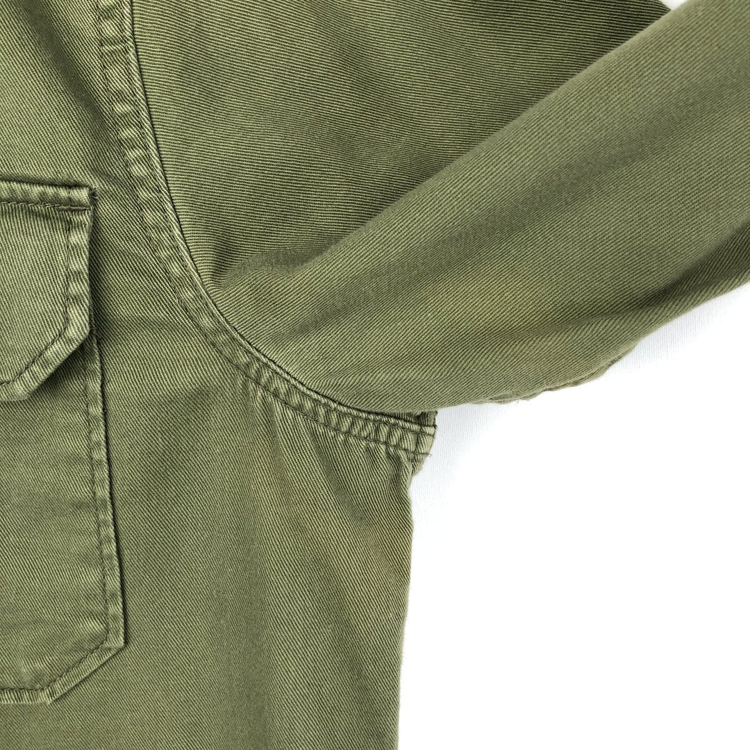 Ralph Lauren DENIM AND SUPPLY long-sleeved cotton shirt, men's size L (approx.) cotton Khaki type Vintage Second Hand