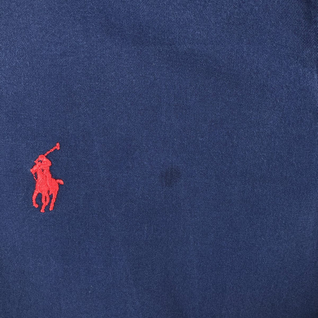 Ralph Lauren Classic Fit Long Sleeve Button Down Shirt, Men's Size L cotton navy blue type Vintage Second Hand