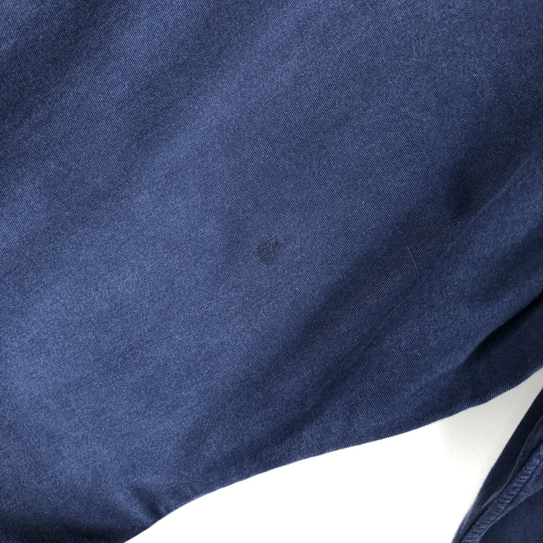 Ralph Lauren Classic Fit Long Sleeve Button Down Shirt, Men's Size L cotton navy blue type Vintage Second Hand