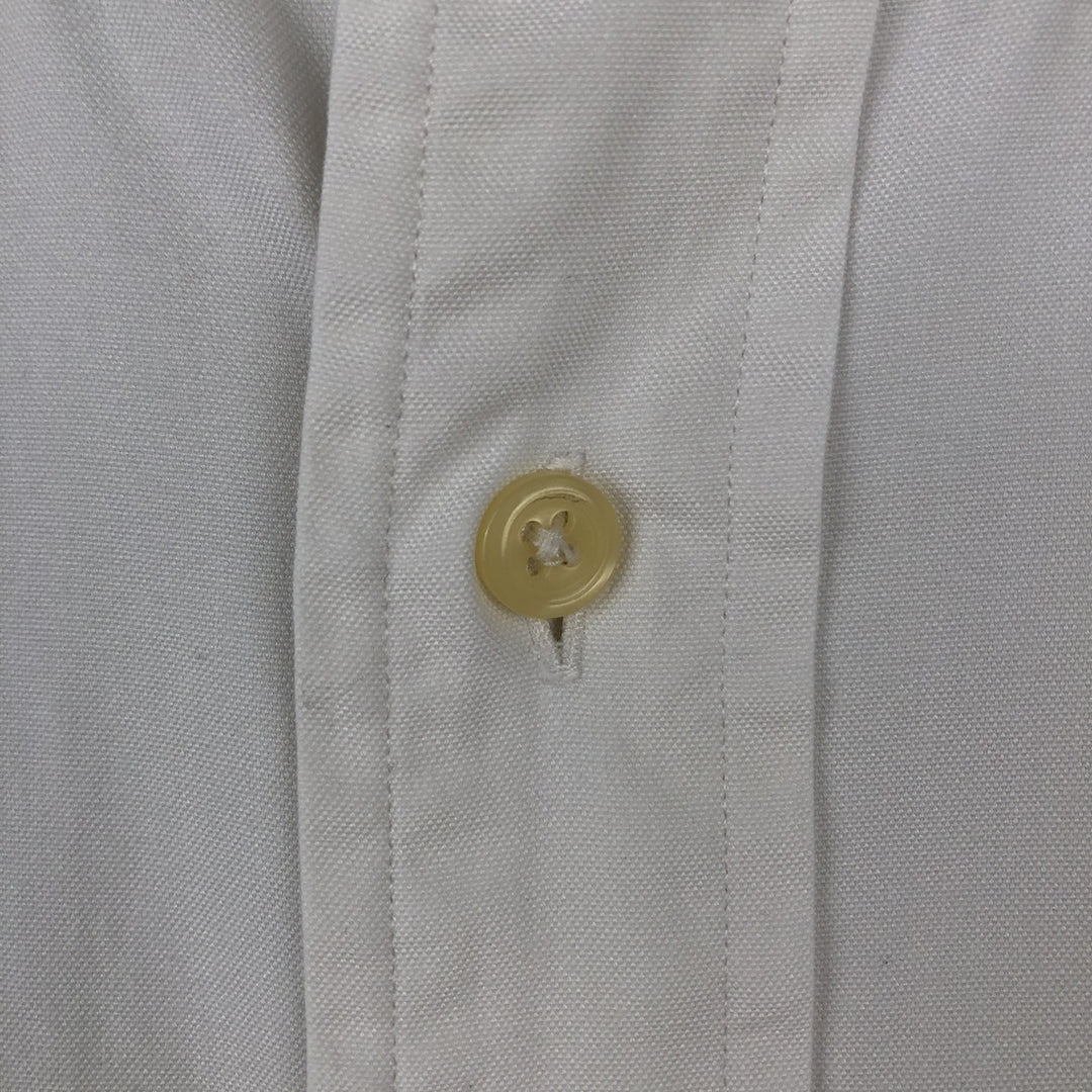 Ralph Lauren Classic Fit Long Sleeve Button Down Shirt, Men's Size L cotton white type Vintage Second Hand