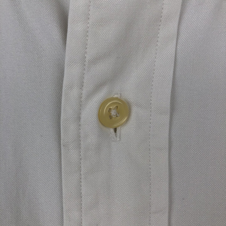 Ralph Lauren Classic Fit Long Sleeve Button Down Shirt, Men's Size L cotton white type Vintage Second Hand