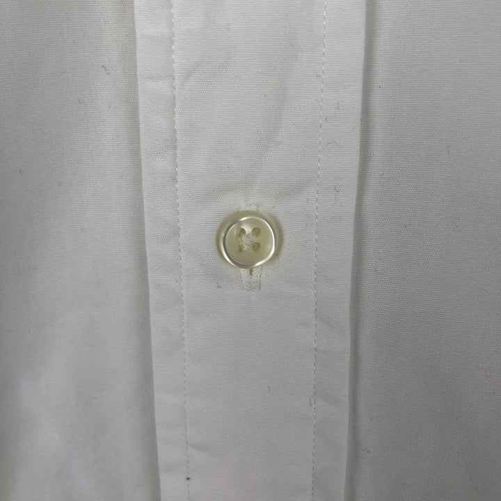 Ralph Lauren CUSTOM FIT long sleeve button down shirt, men's XL size cotton white type Vintage Second Hand