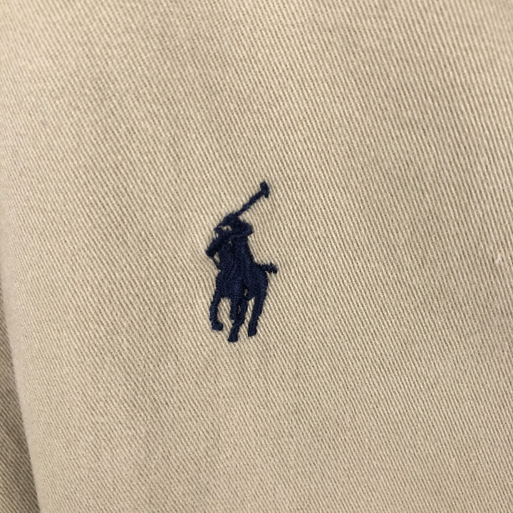 Ralph Lauren BLAKE long sleeve button down shirt, men's XL size cotton Beige type Vintage Second Hand