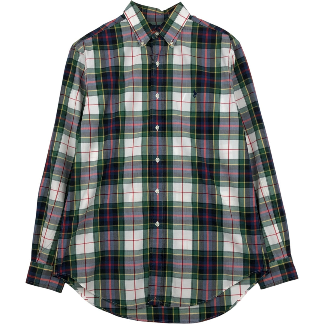 Ralph Lauren Classic Fit Long Sleeve Button Down Check Shirt Men's M cotton multicolor Vintage Second Hand