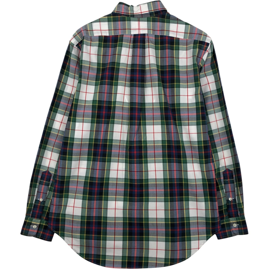 Ralph Lauren Classic Fit Long Sleeve Button Down Check Shirt Men's M cotton multicolor Vintage Second Hand