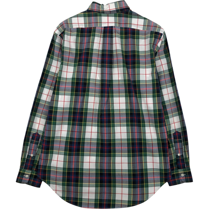 Ralph Lauren Classic Fit Long Sleeve Button Down Check Shirt Men's M cotton multicolor Vintage Second Hand
