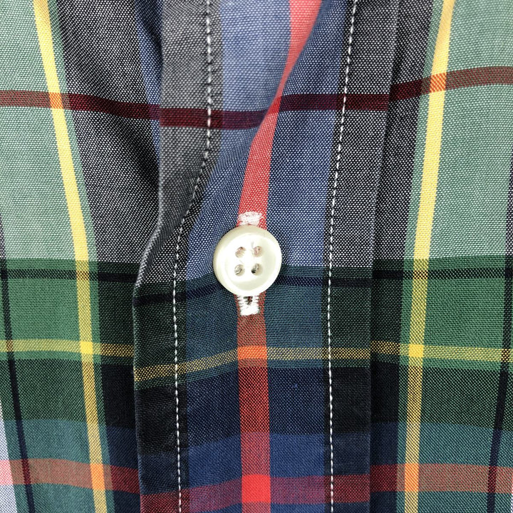 Ralph Lauren Classic Fit Long Sleeve Button Down Check Shirt Men's M cotton multicolor Vintage Second Hand